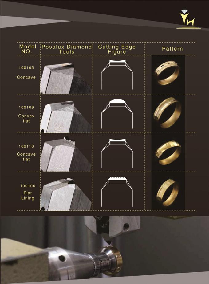 V Shape 165 Degree MCD Posalux Diamond Tools 3